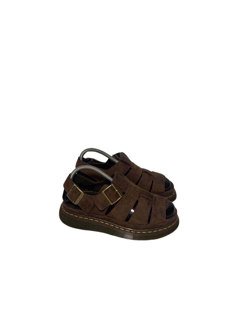DR MARTENS Flash Fishermen Sandals - Mens - Brown Leather