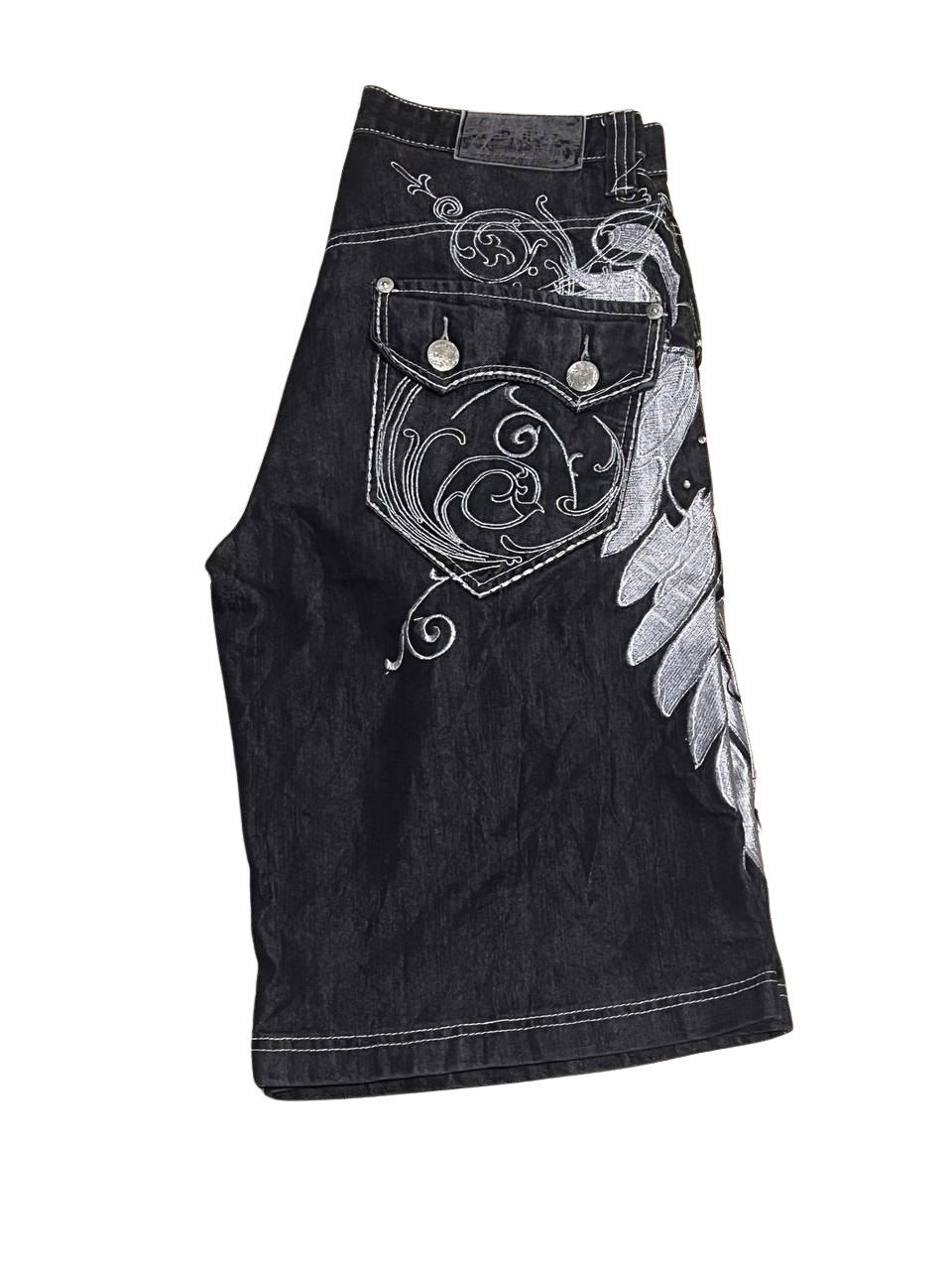 Imperious Black Denim Jorts