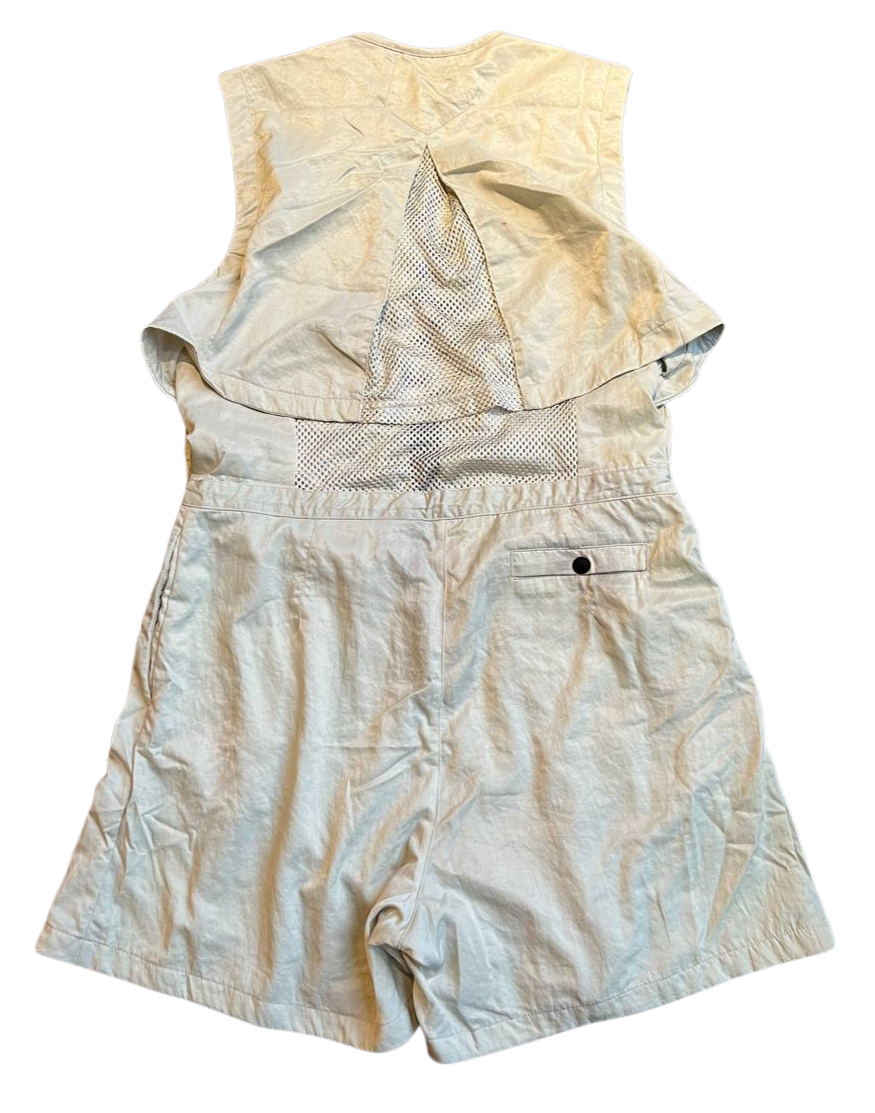 Nike Jordan Grey Flightsuit Heatwave Romper Nike Jordan