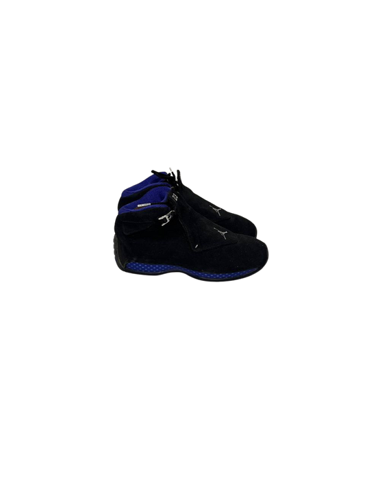 NIKE AIR JORDAN 18 RETRO 'Black Sport Royal {7}