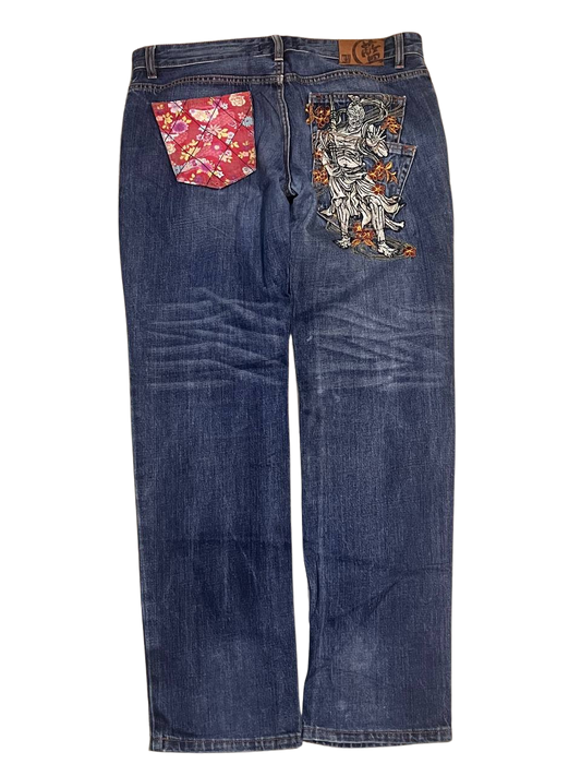 Japanese embriodery pants