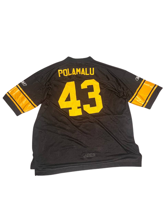 Reebok Pittsburgh Steelers 'Troy Polamalu' #43Jersey
