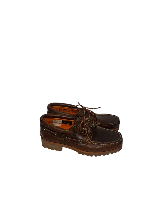 Timberland 8.5 Men's 3-Eye Lug Handsewn Shoe Classic - Brown