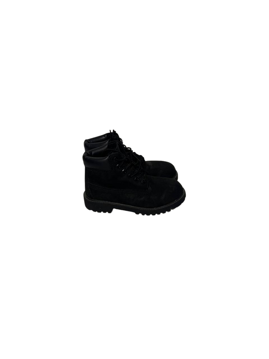 Timberland 1 Youth Premium Black Leather 6