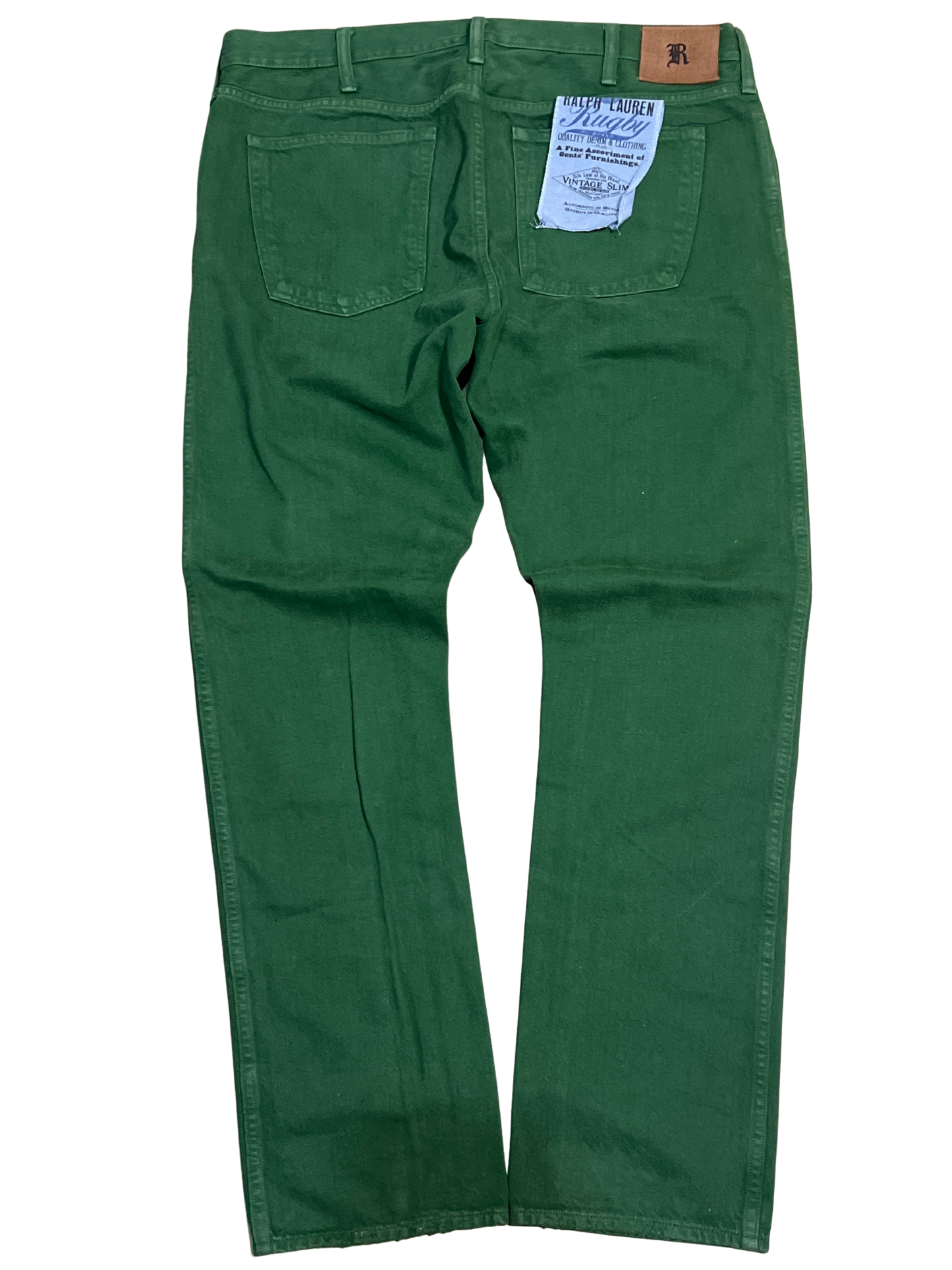 Ralph Lauren Mens Denim Jeans Green