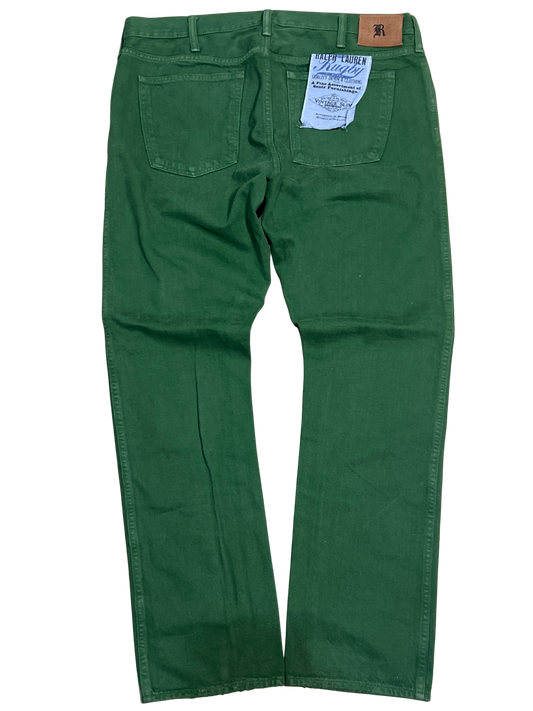 Ralph Lauren Mens Denim Jeans Green