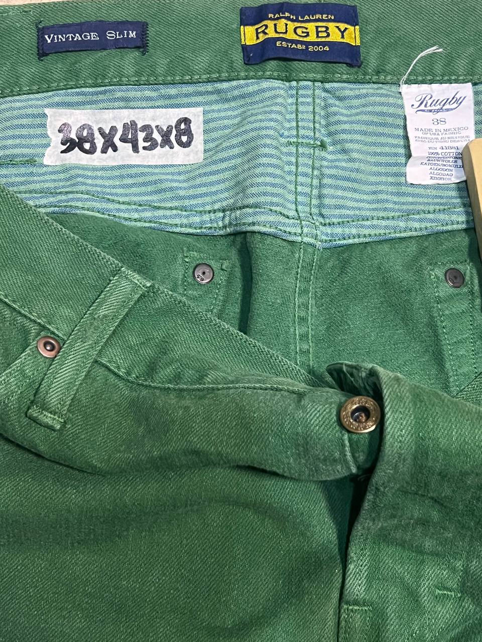Ralph Lauren Mens Denim Jeans Green