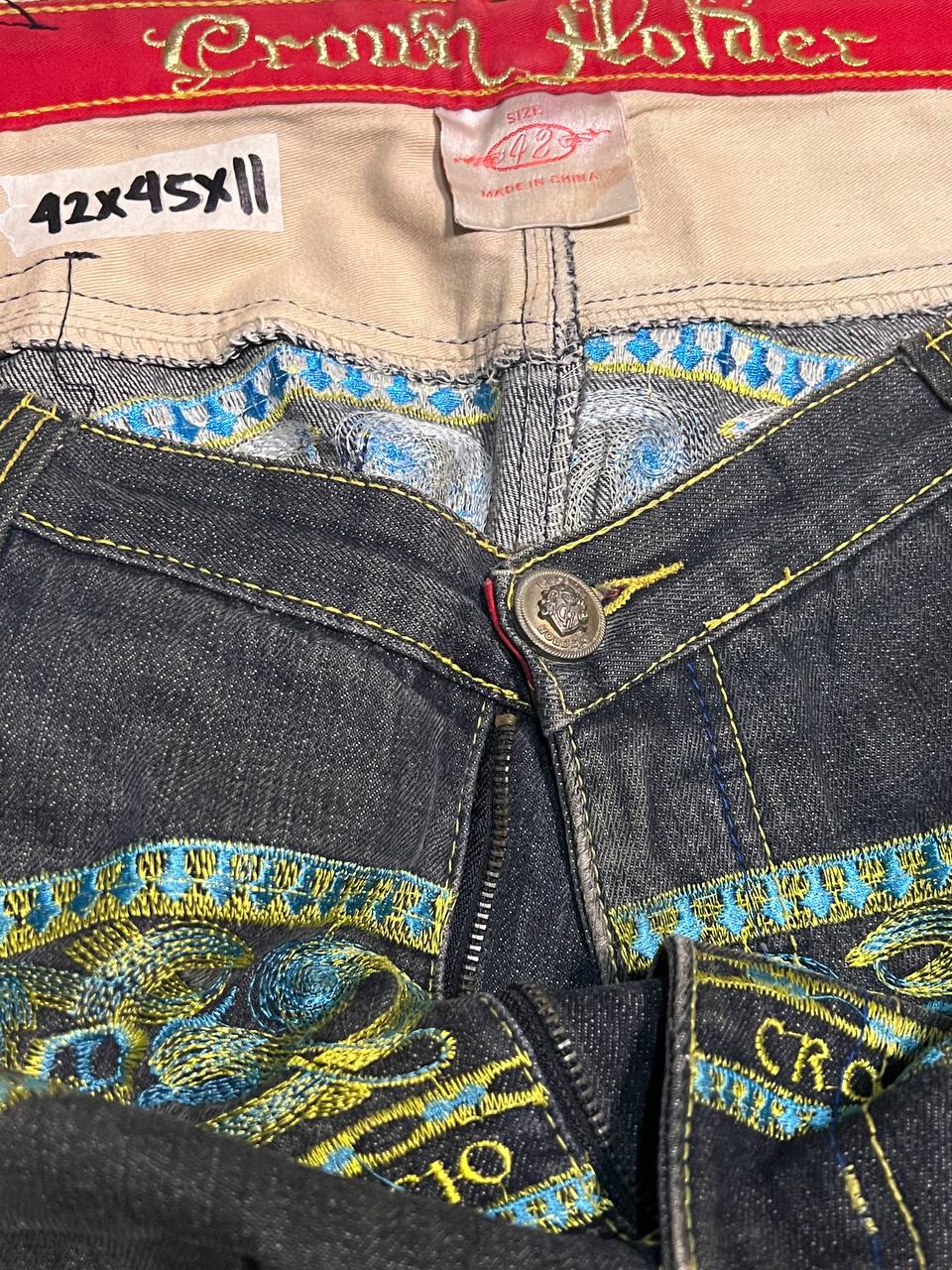 Y2k Crown Holder Vintage Jeans