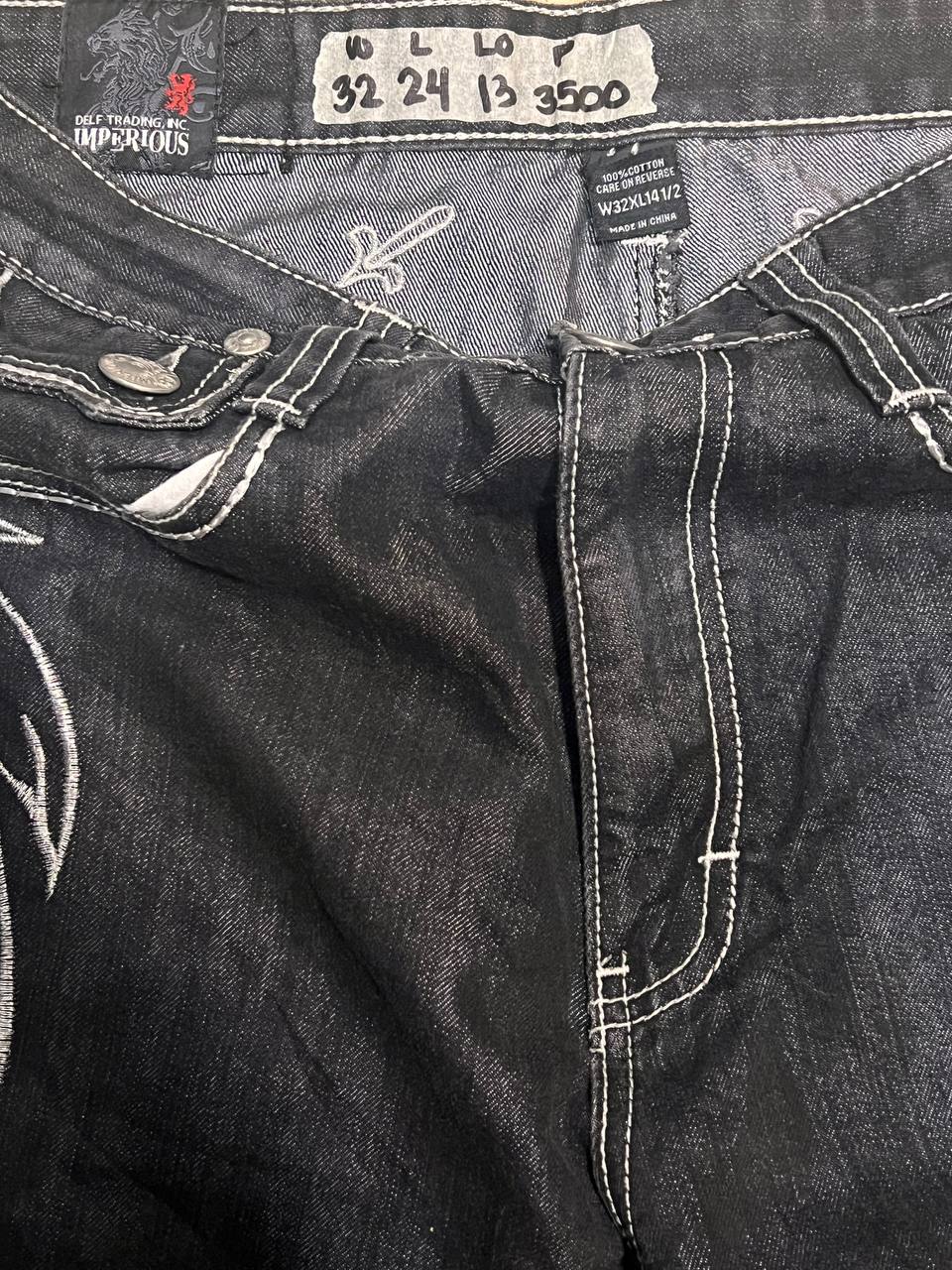 Imperious Black Denim Jorts