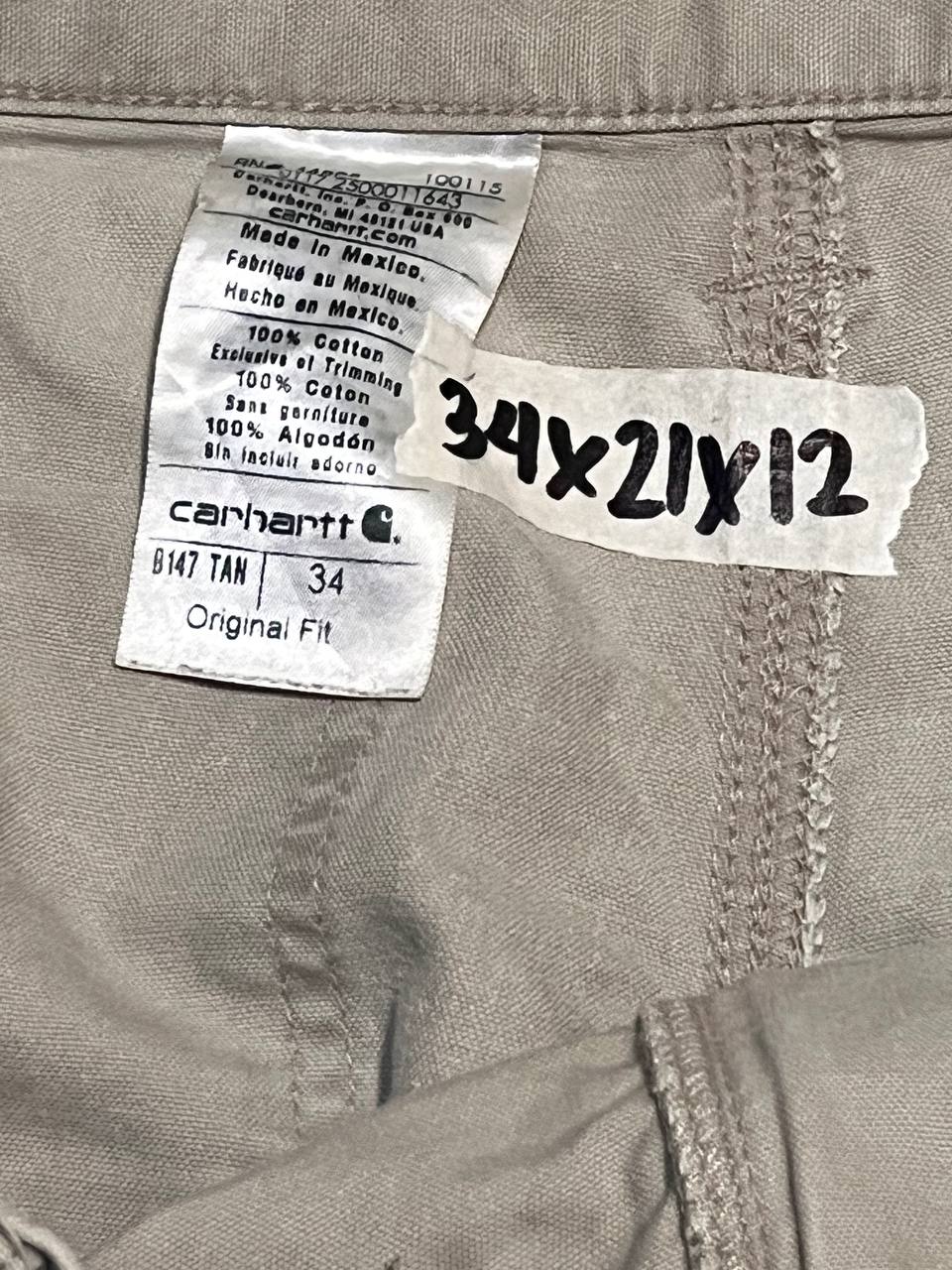 Carhartt carpenter Jorts