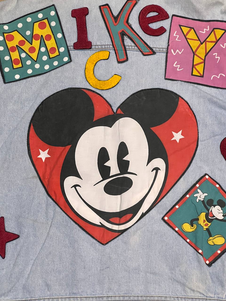 MICKEY&CO Disney Vintage Denim Mickey Mouse Jacket