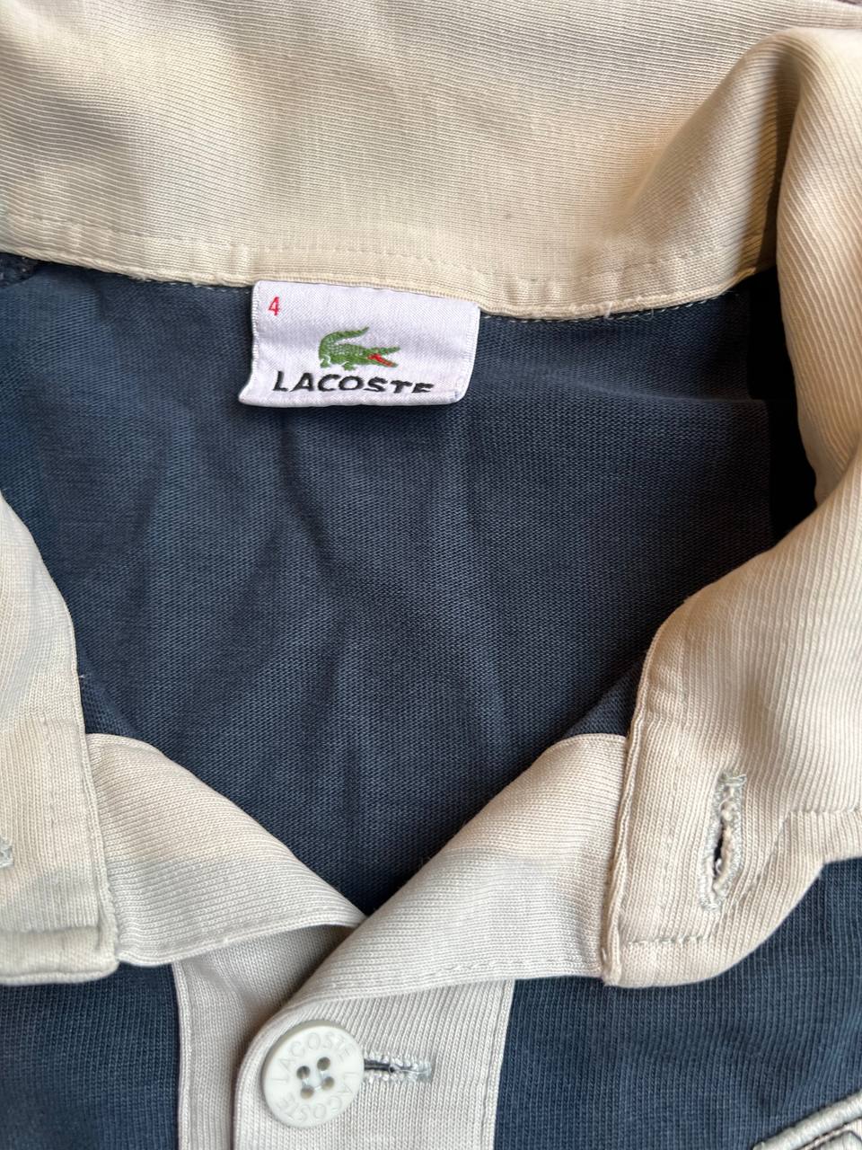 Lacoste Embroidered Langarm Polo Schwarz