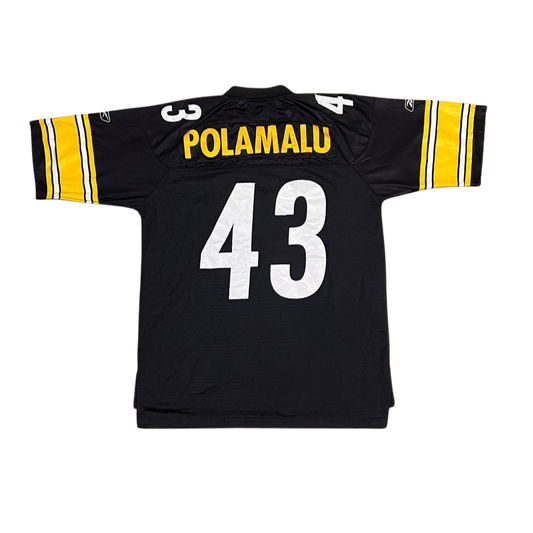 Reebok Pittsburgh Steelers Troy Polamalu #43 Jersey