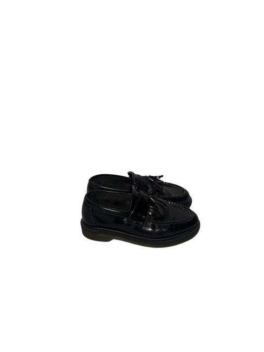 Dr. Martens Adrian Tassel Loafer  Black Leather Shoes