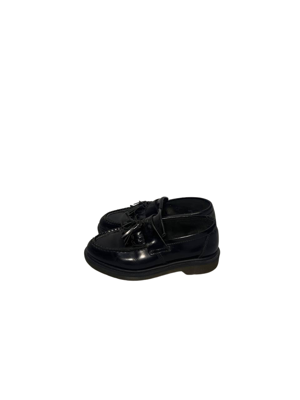 Dr. Martens Adrian Tassel Loafer  Black Leather Shoes