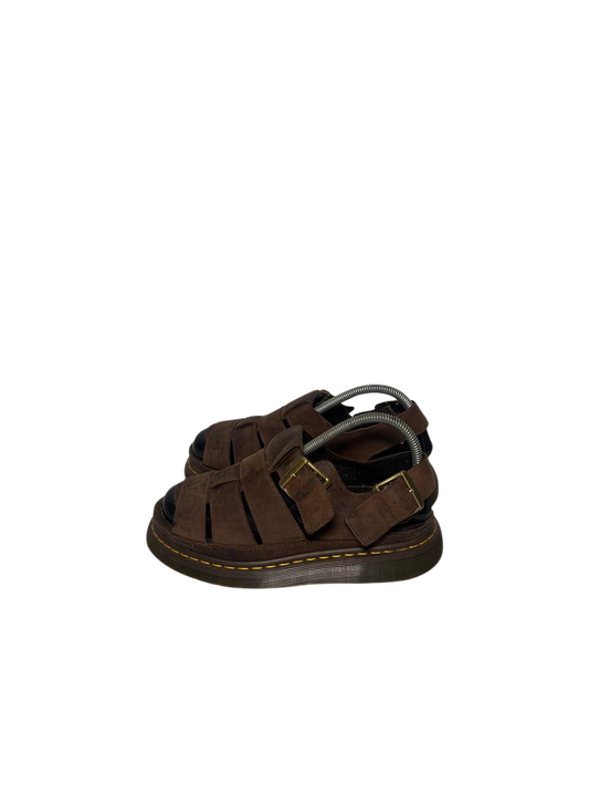 DR MARTENS Flash Fishermen Sandals - Mens - Brown Leather