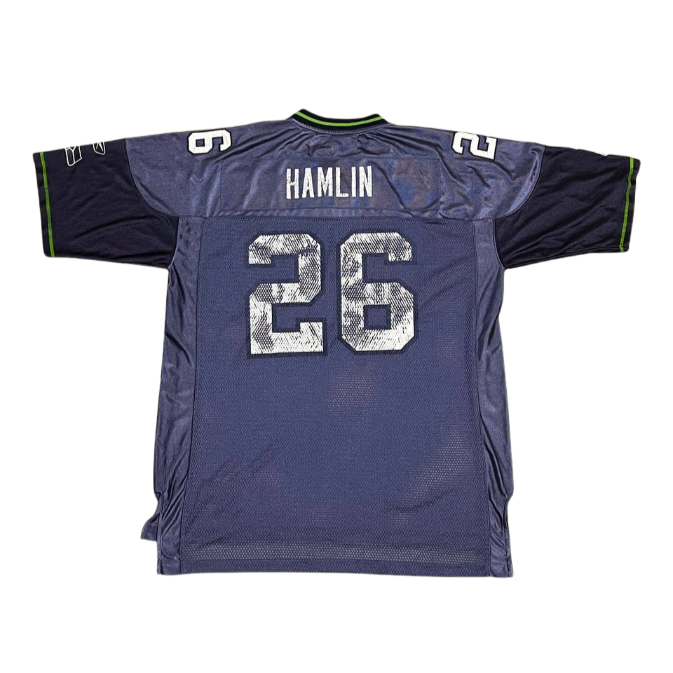 Reebok Seattle Seahawks #26 Hamlin Jersey