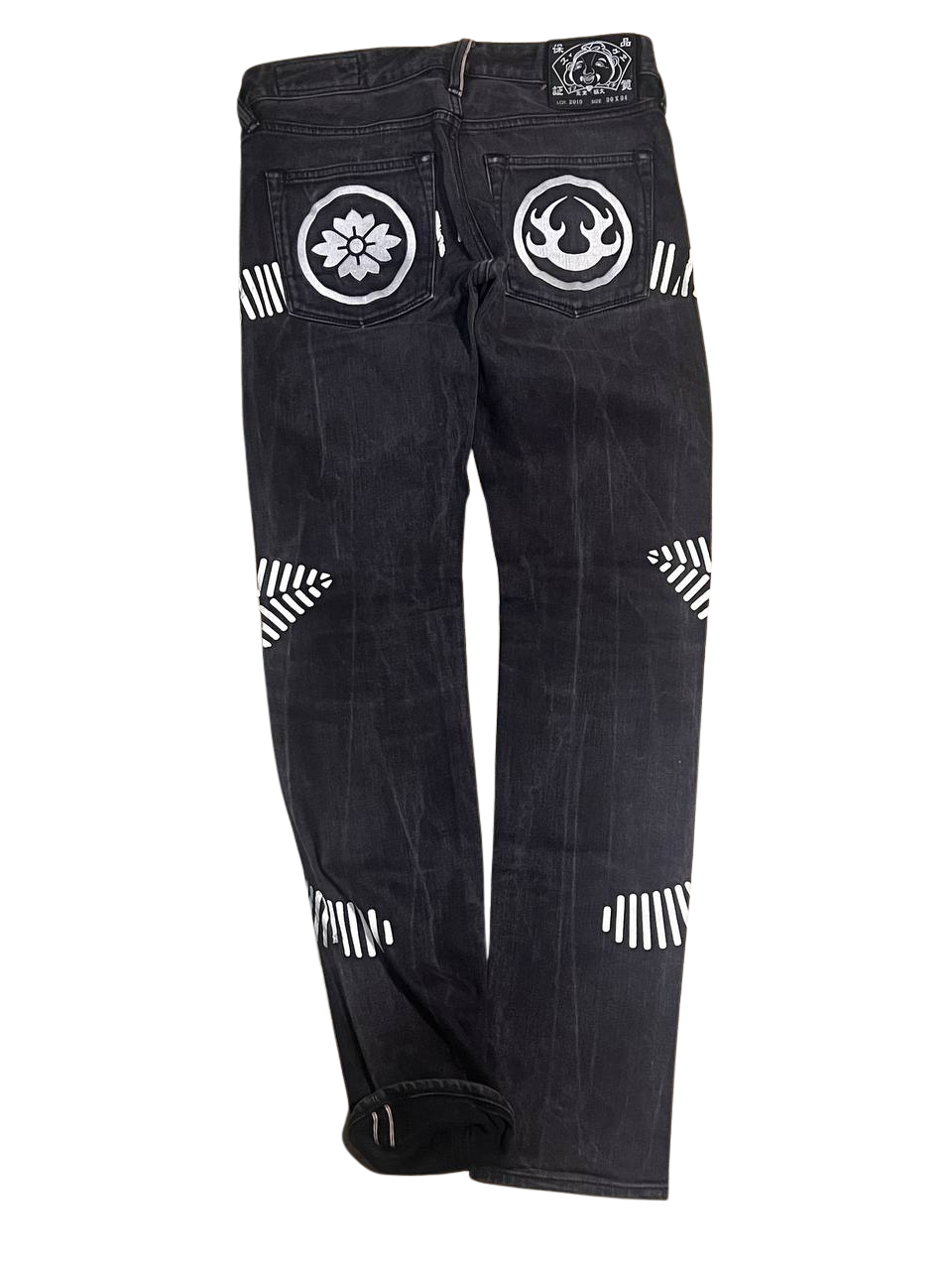 Evisu × Japanese Brand × Streetwear EVISU embroidery daicock jeans