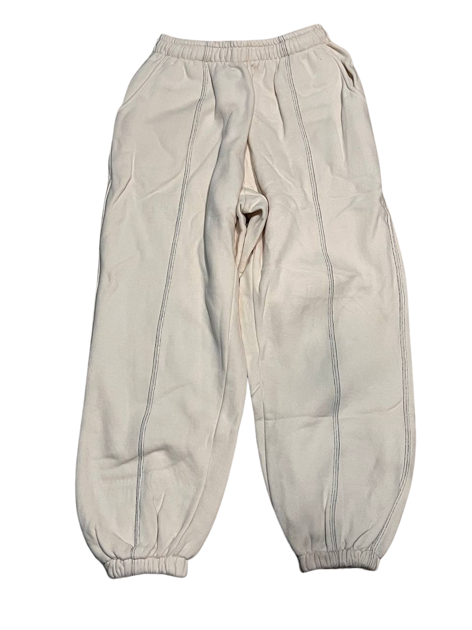 Cream Jogger Pants