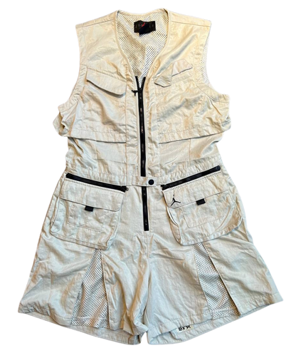 Nike Jordan Grey Flightsuit Heatwave Romper Nike Jordan