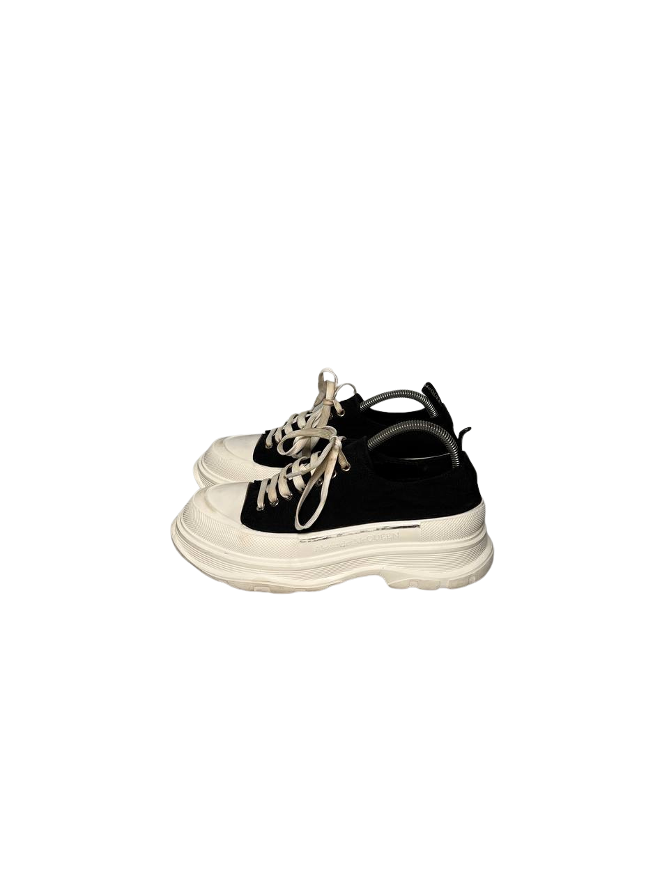 lexander McQueen CANVAS Tread Slick Sneaker Shoe Chunky