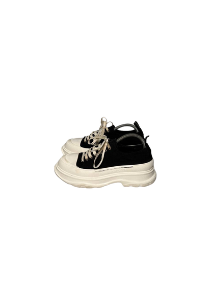 lexander McQueen CANVAS Tread Slick Sneaker Shoe Chunky