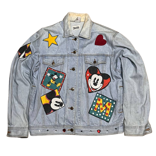 MICKEY&CO Disney Vintage Denim Mickey Mouse Jacket