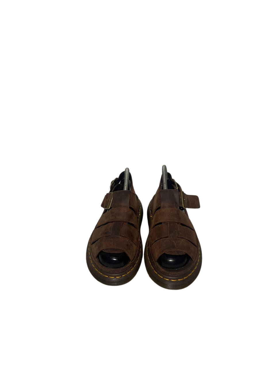 DR MARTENS Flash Fishermen Sandals - Mens - Brown Leather