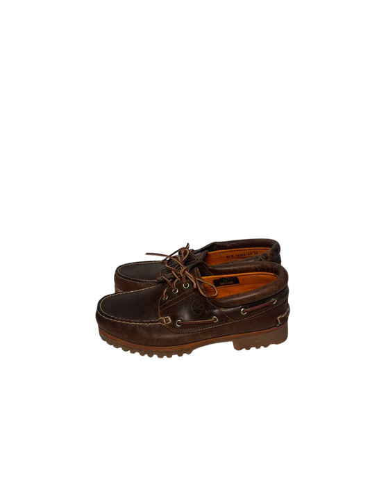 Timberland Women's 3-Eye Lug Handsewn Shoe Classic - Brown