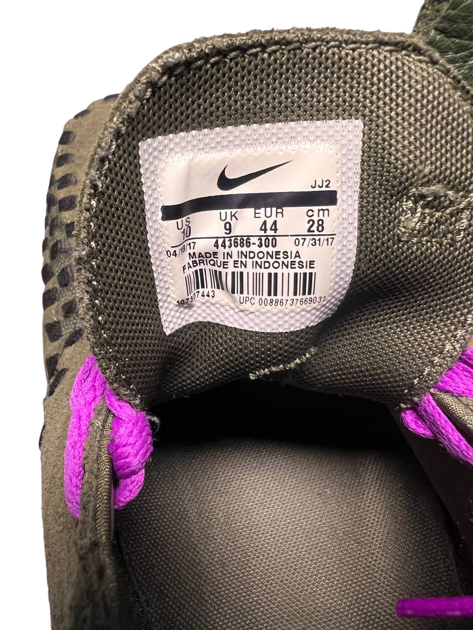 Nike Air Footscape Woven Chukka Cargo Khaki/Velvet Brown-Hyper Violet
