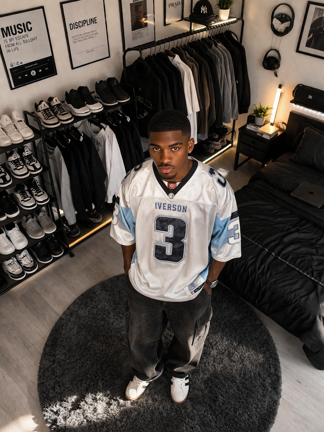 Reebok Allen Iverson Jersey #3
