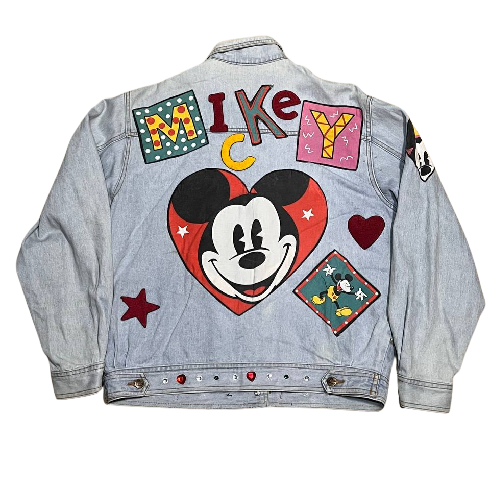 MICKEY&CO Disney Vintage Denim Mickey Mouse Jacket