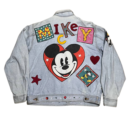 MICKEY&CO Disney Vintage Denim Mickey Mouse Jacket
