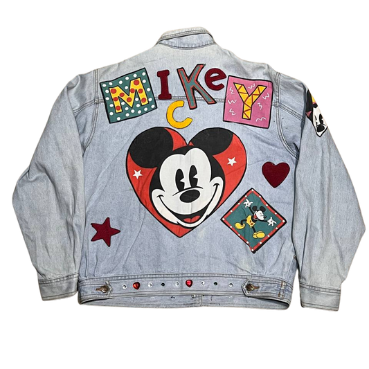 MICKEY&CO Disney Vintage Denim Mickey Mouse Jacket