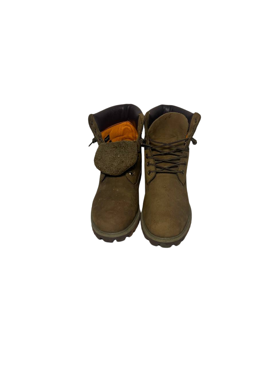 Timberland 9 Men's Premium Waterproof Boots Nubuck Leather Olive Green