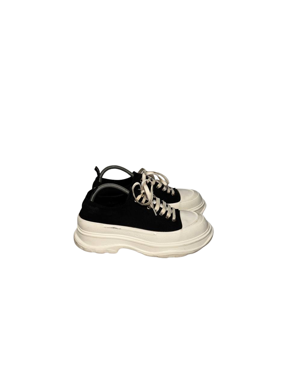 lexander McQueen CANVAS Tread Slick Sneaker Shoe Chunky