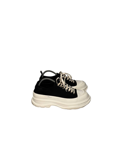 lexander McQueen CANVAS Tread Slick Sneaker Shoe Chunky