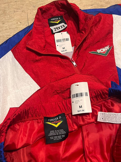 Pony x Forever 21 Overall Windbreaker UP and Down