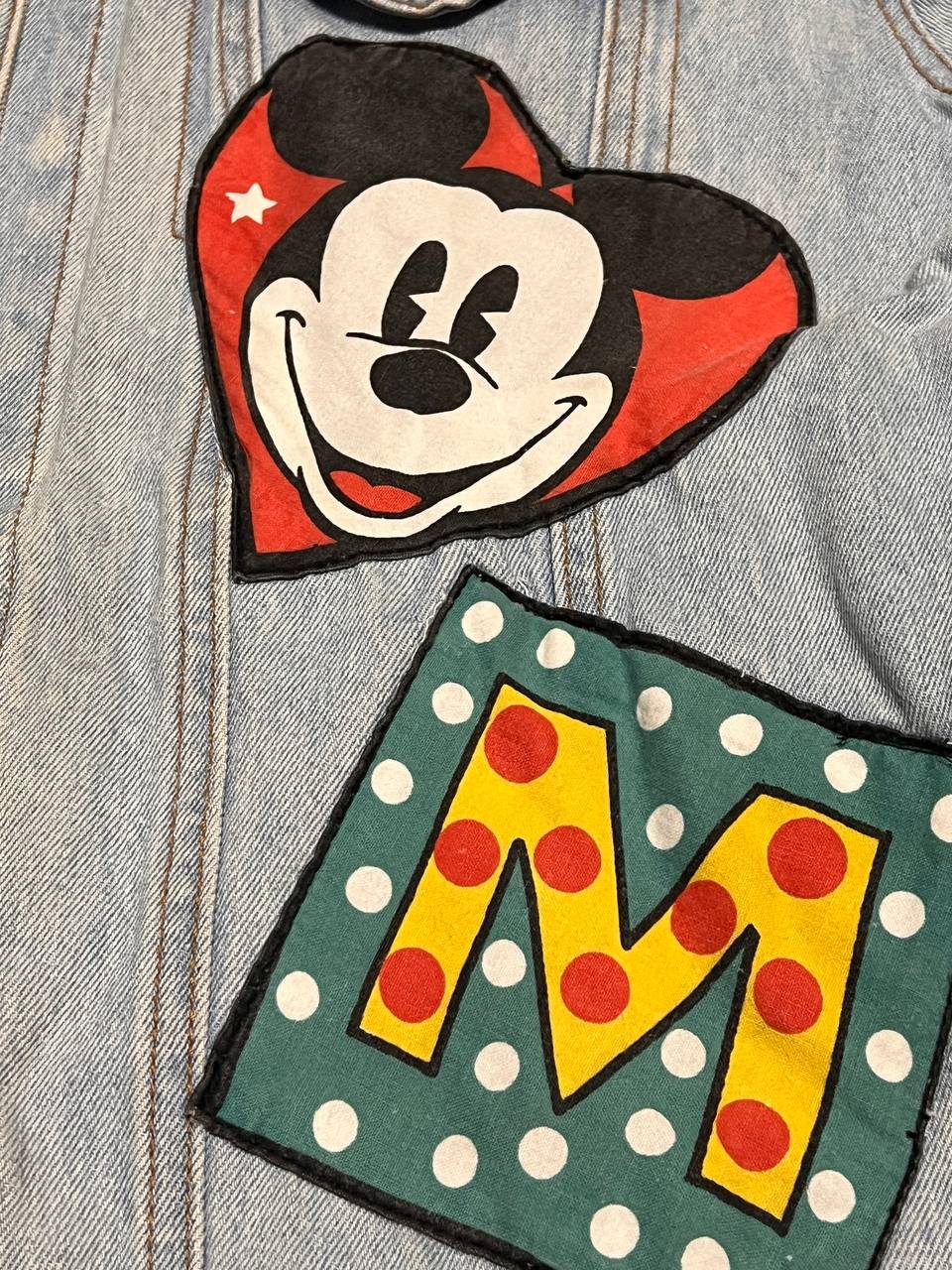 MICKEY&CO Disney Vintage Denim Mickey Mouse Jacket