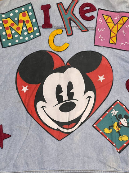 MICKEY&CO Disney Vintage Denim Mickey Mouse Jacket